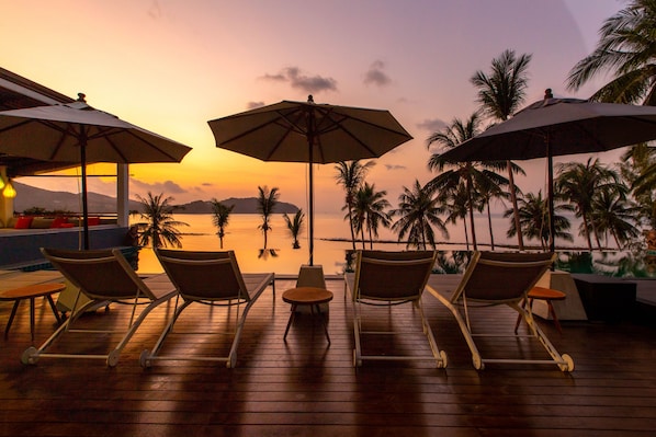 Beach Villa Phangan 5 Bedrooms | Terrasse/Patio