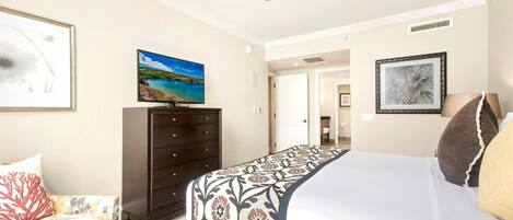 3 chambres, fer et planche à repasser, lit de bébé portatif