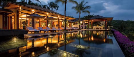 Front of property - evening/night