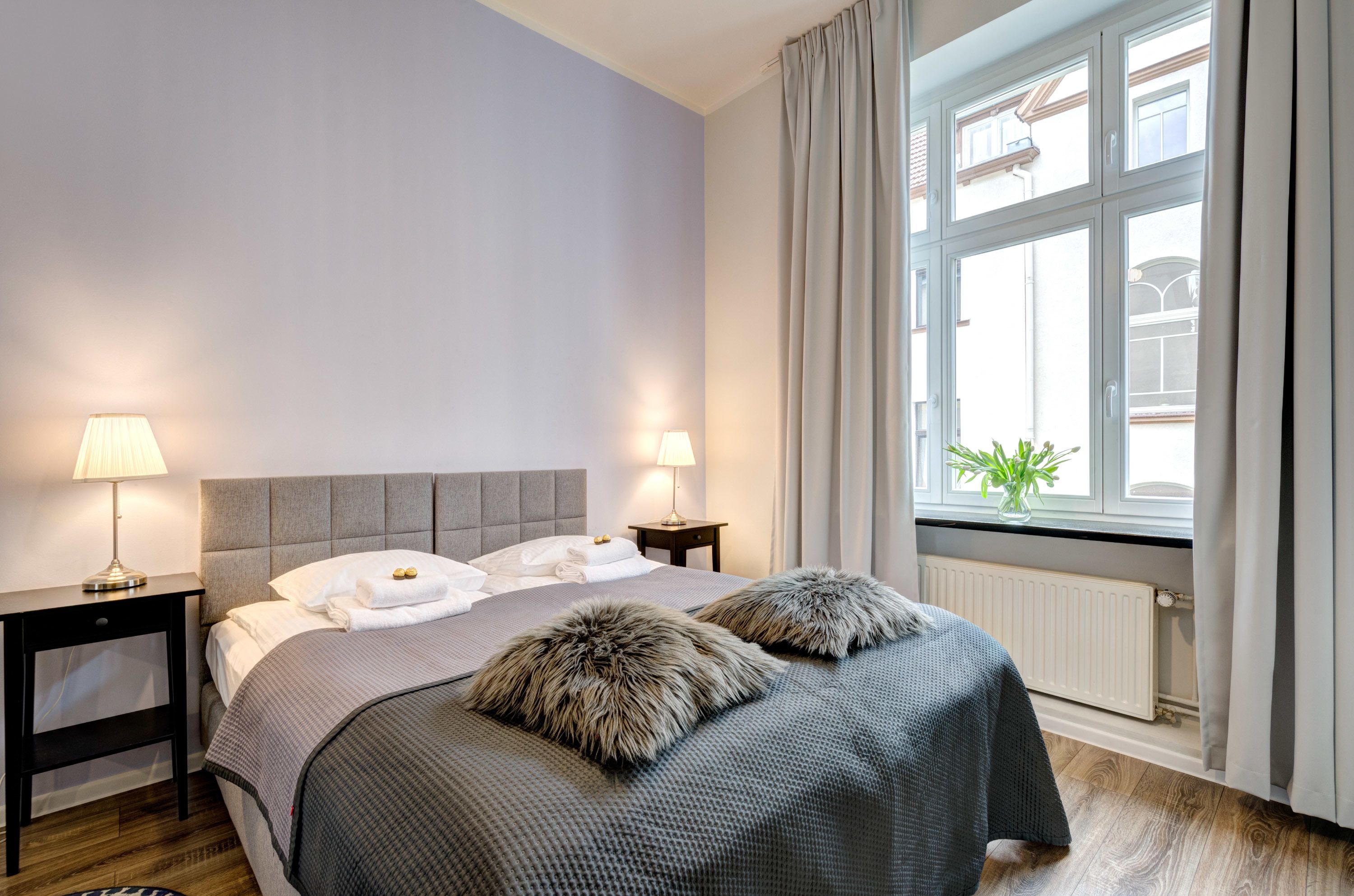 Lägenhet Deluxe (10 occupants ) | 3 sovrum, sängtillbehör av högsta kvalitet och individuell inredning