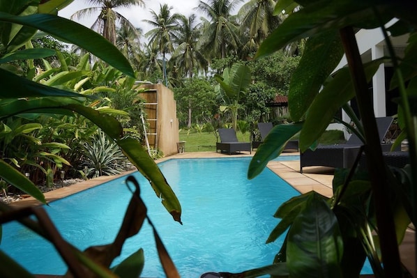 2 Bedrooms Villa | Terrace/patio - Twin Villas Apartment and Swimming Pool (Ko Pha-ngan)