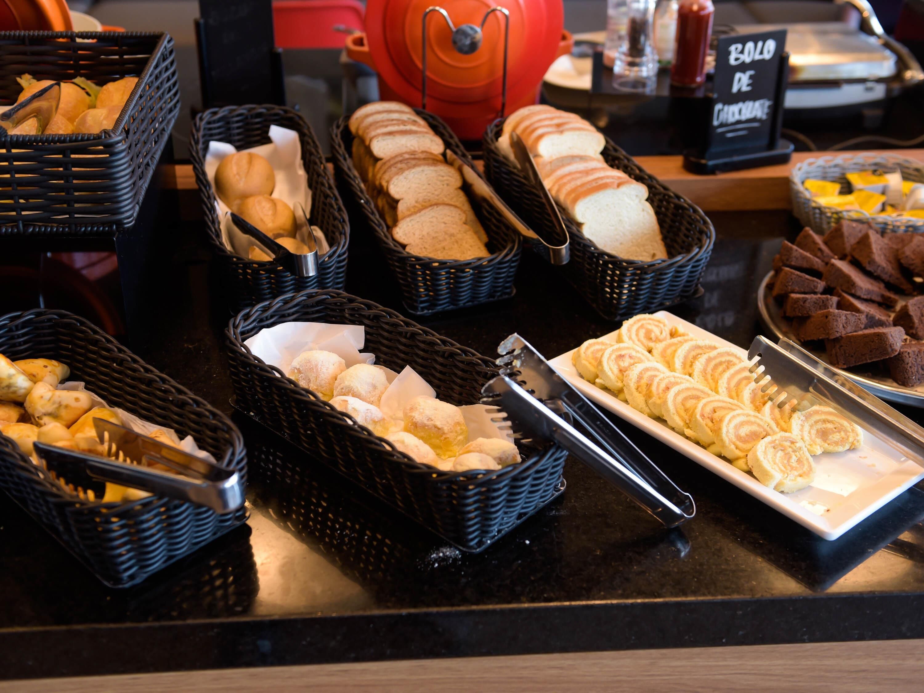 Dagelijks ontbijtbuffet (BRL 58.00 per persoon)