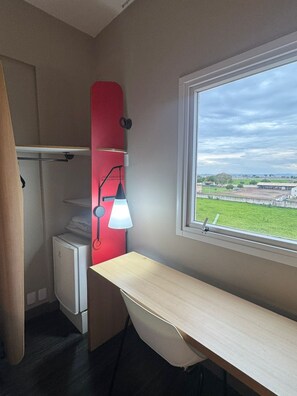 Minibar, desk, soundproofing, free cots/infant beds