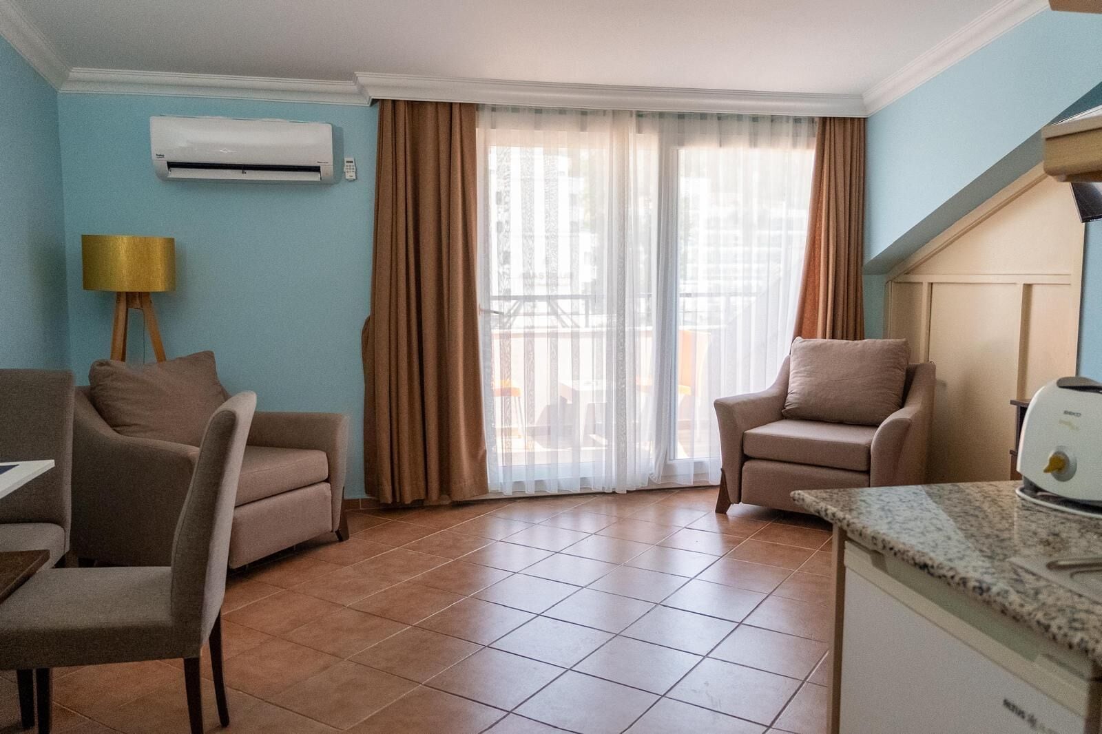 Comfort-Apartment, 1 Schlafzimmer | 1 Schlafzimmer, Zimmersafe, Schreibtisch, laptopgeeigneter Arbeitsplatz