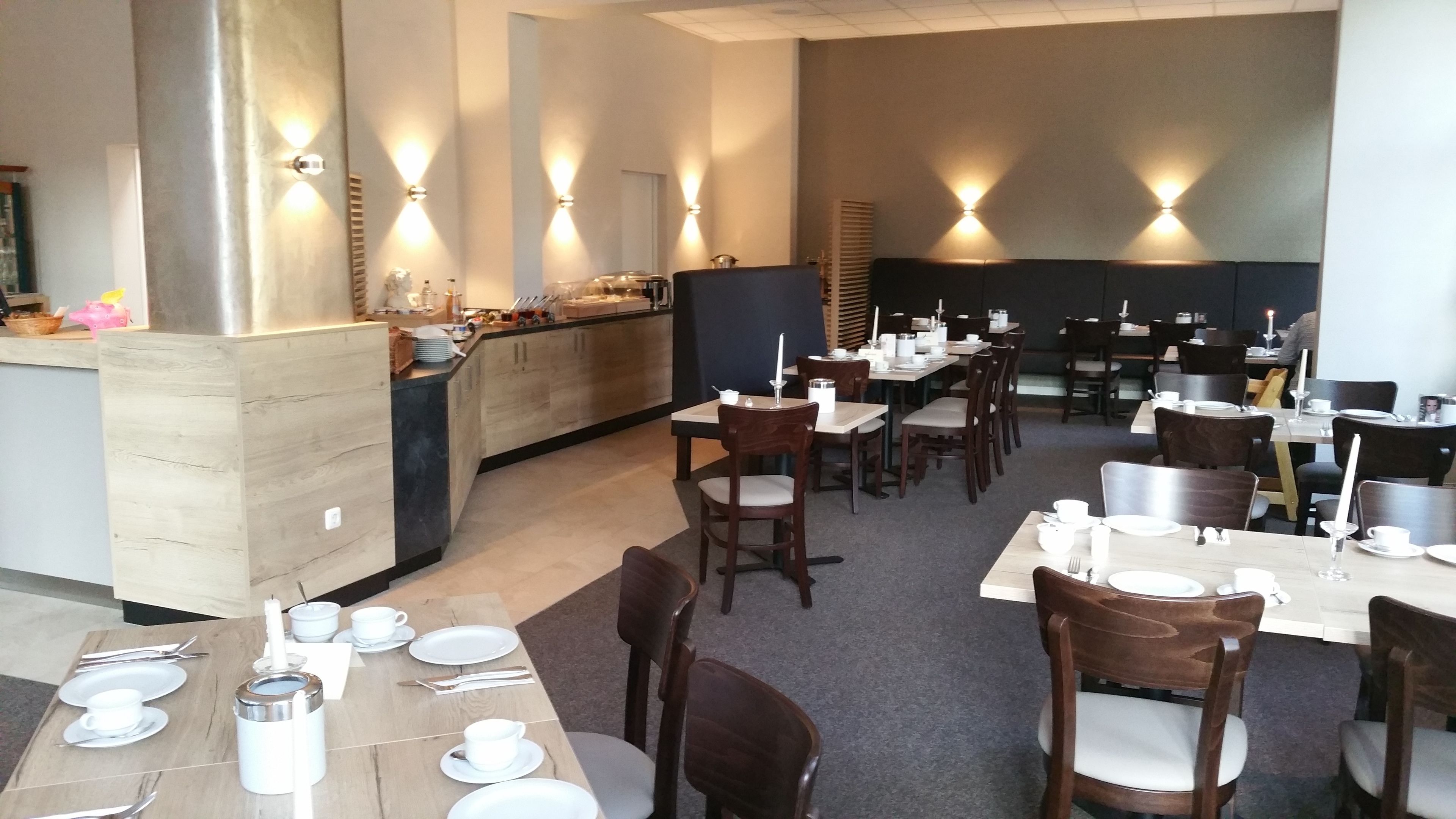 daily buffet breakfast (eur 8 per person)