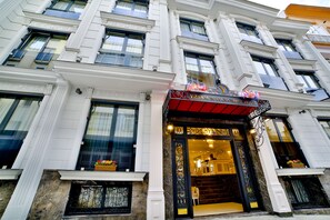 Overnatningsstedets facade