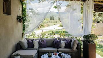 Luxury-Zimmer | Terrasse/Patio