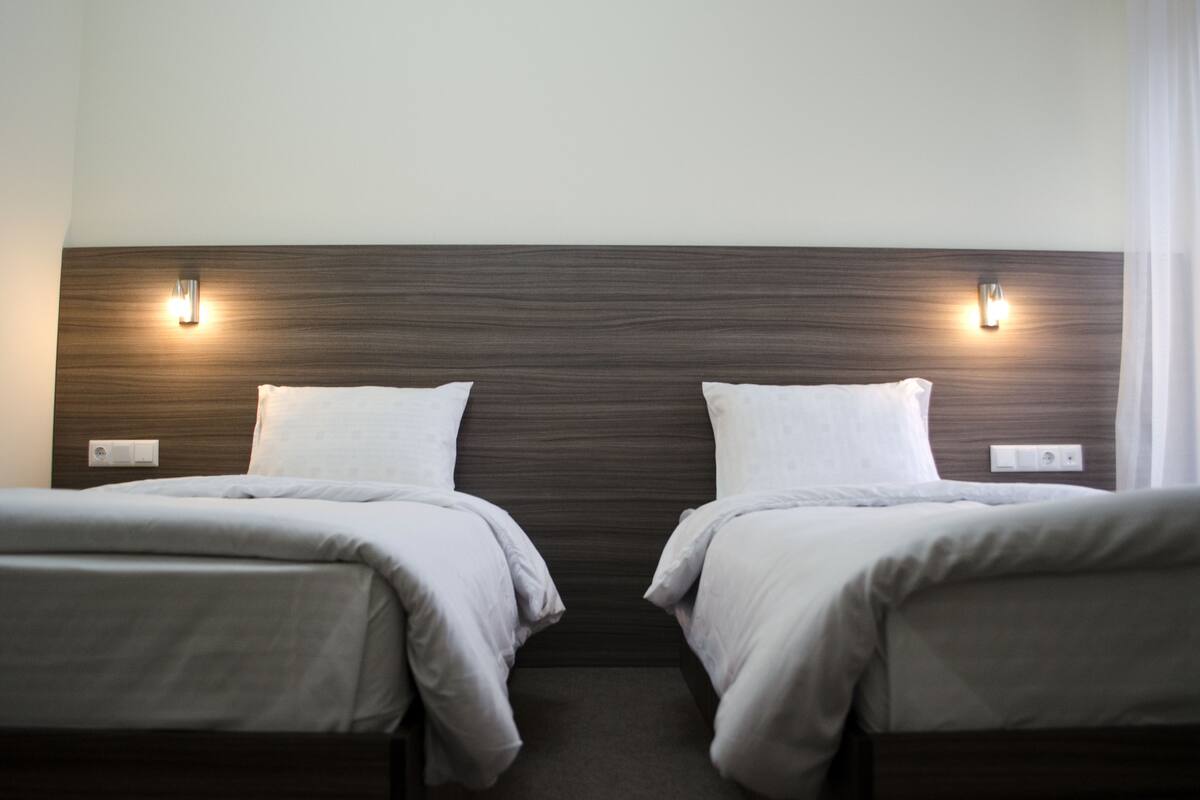 Standard Twin Room | Minibar, desk, iron/ironing board (on request), WiFi (free)