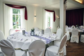 Frokost, lunsj og middag serveres