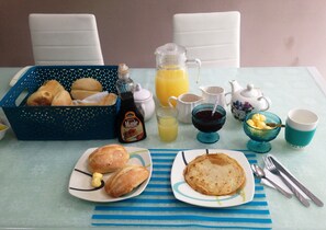 Dagelijks lokaal ontbijt inbegrepen