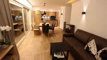 Appartement Premium, 2 chambres | Salle de séjour