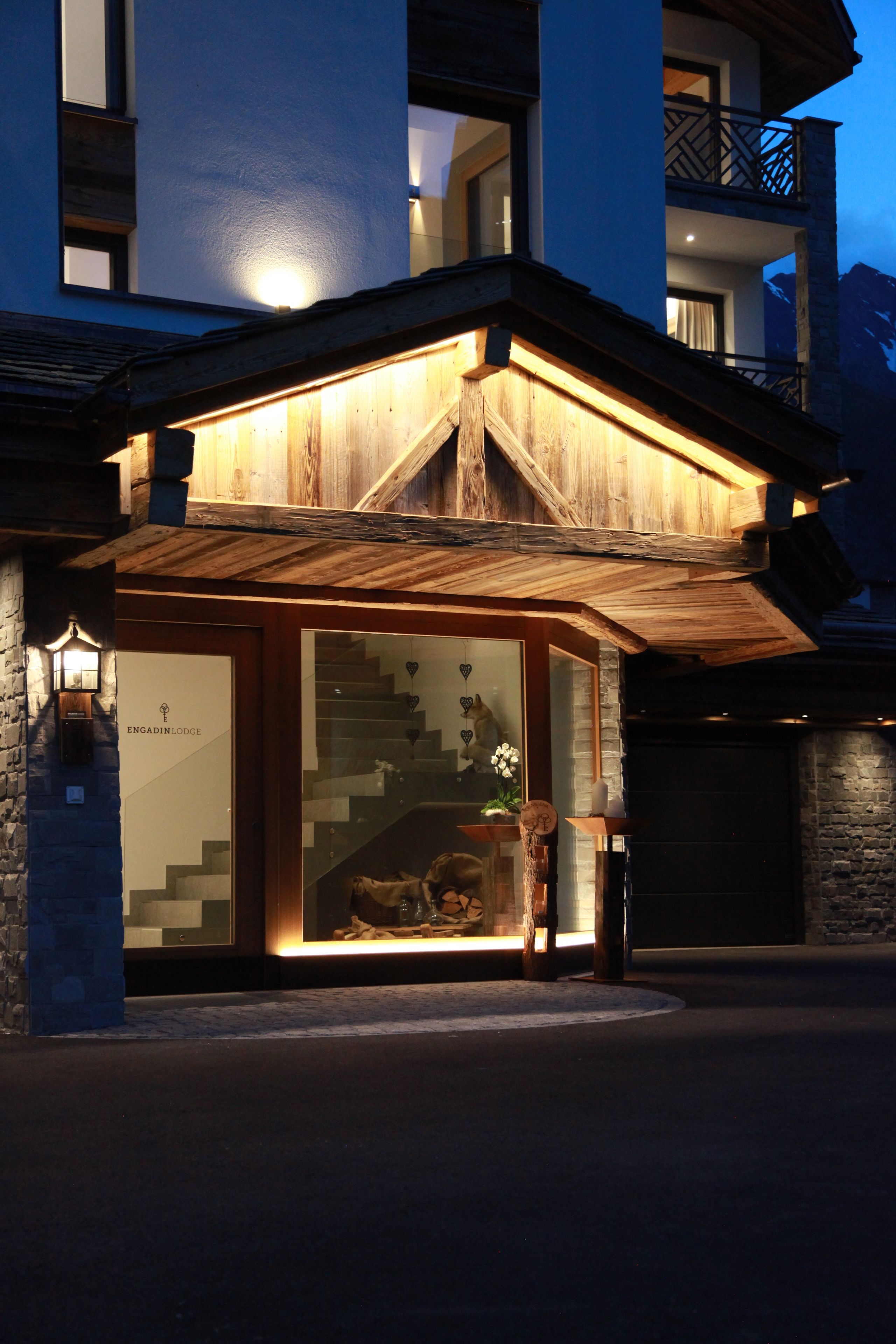 Front of property - evening/night