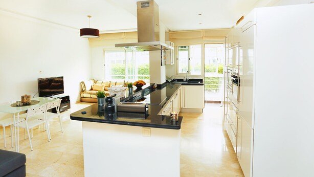 Departamento Confort, para no fumadores | Cocina privada