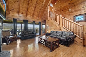 TV, caminetto, videogiochi, lettore DVD