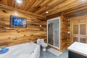 Baignoire, sèche-cheveux