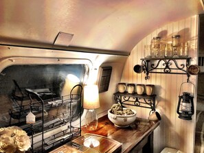 Interior - Tin Town This is 1974 Airstream has been rehabbed from top to bottom! (Avondale Estates)