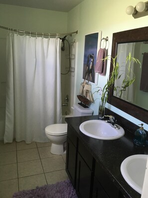 Haartrockner, Handtücher, Toilettenpapier