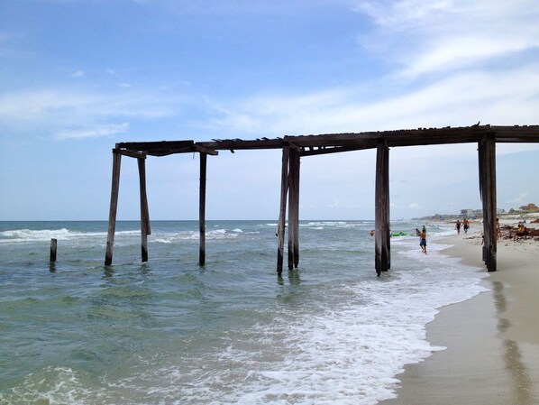 Sun loungers, beach towels