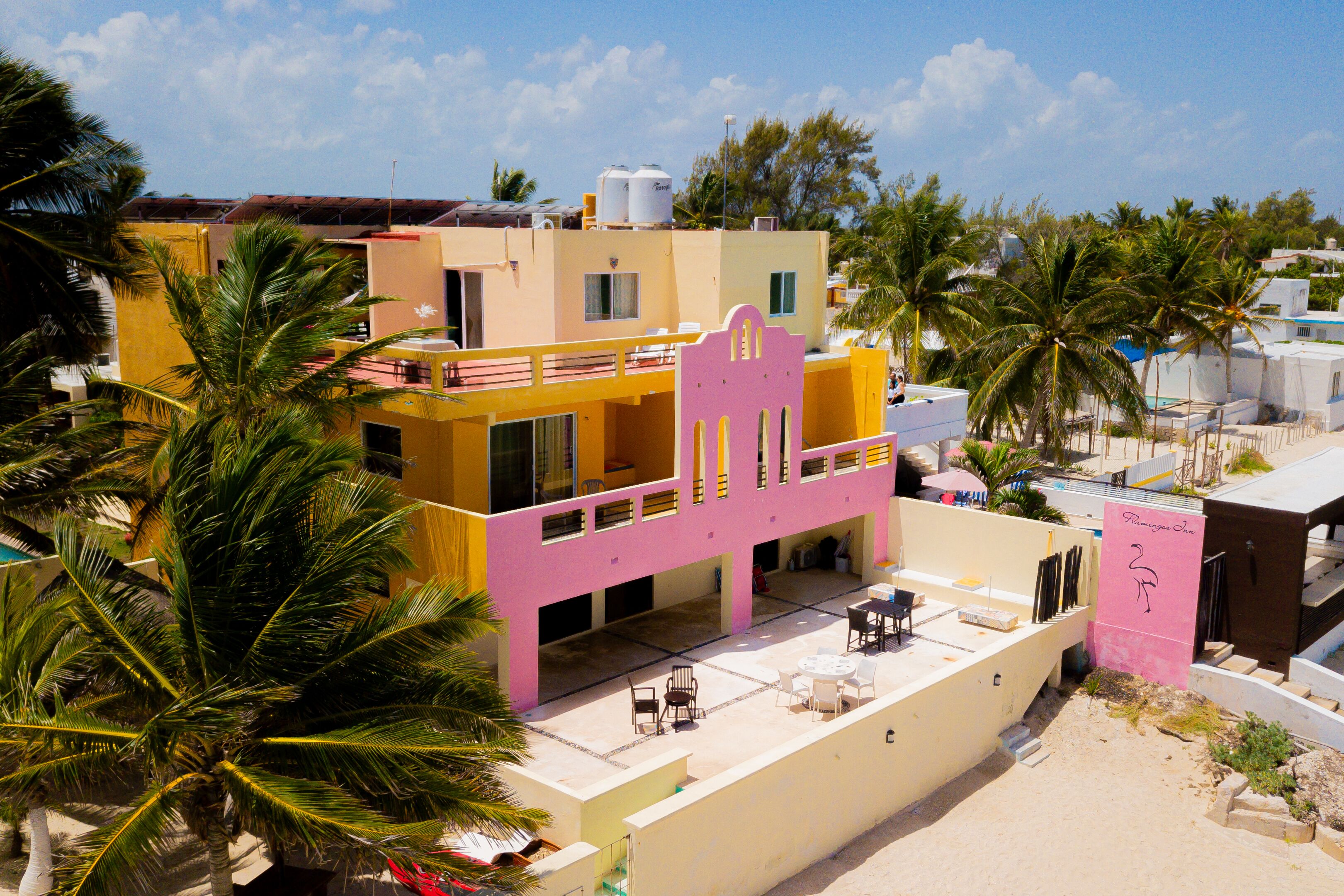 Facciata della struttura