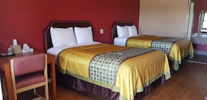 Standard Room, 2 Queen Beds, Smoking | Soundproofing, iron/ironing board, free WiFi