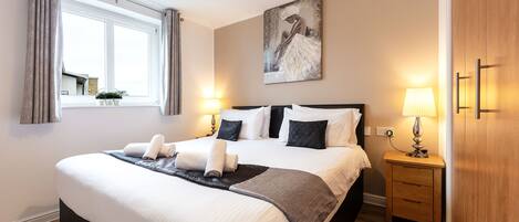 2 habitaciones y ropa de cama hipoalergénica