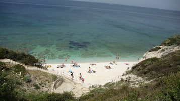 Tæt på stranden, liggestole