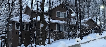 Lux Cabin w/ hot tub, playground, game room, bb court,walking trail, resort pool