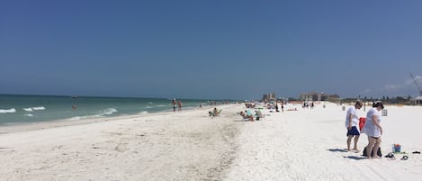 Sun loungers, beach towels