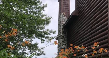 Golden Dunes Luxury Log Home Overlooking Lake Michigan