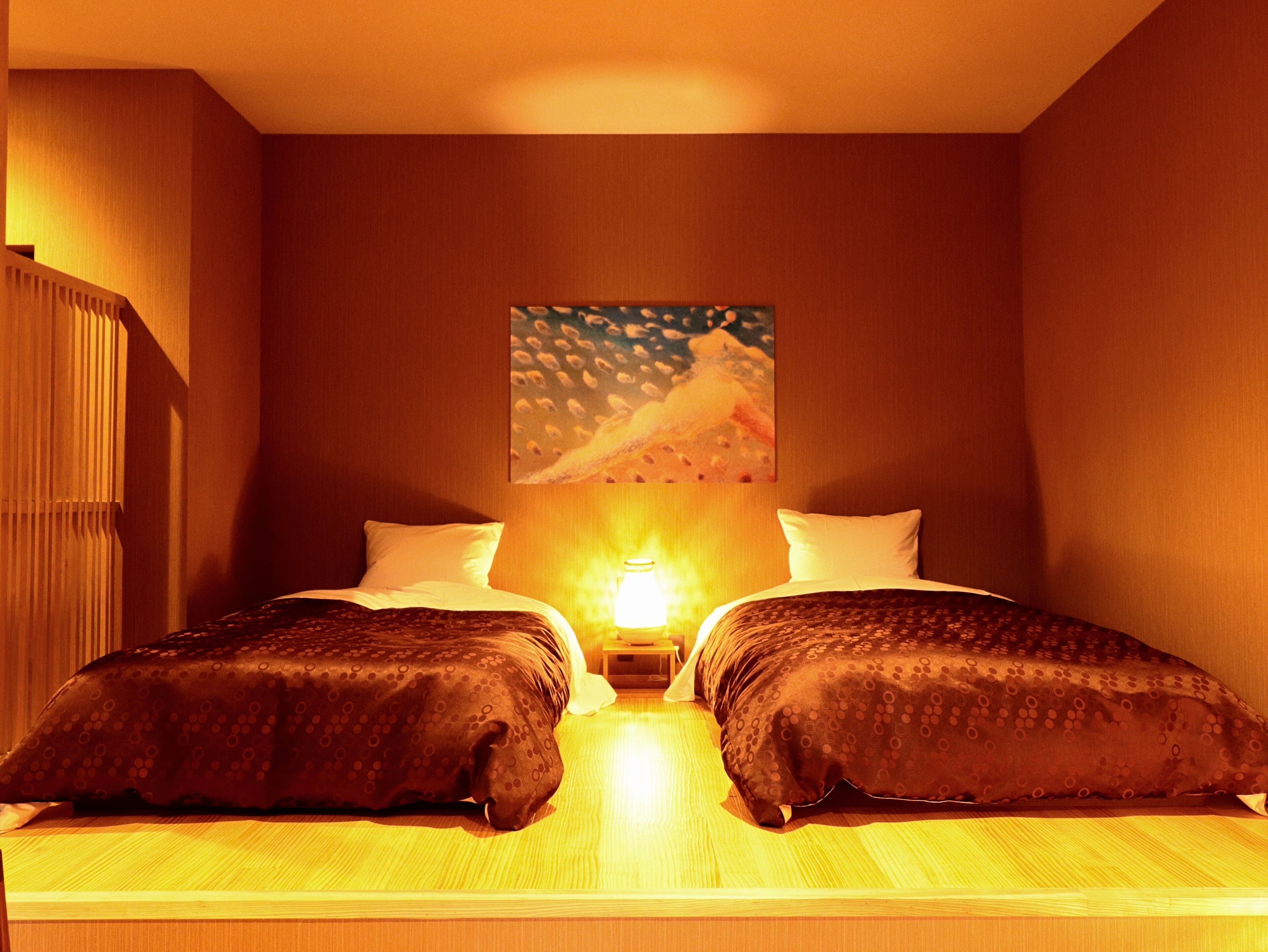 Japanese Style Room with Private Indoor Spa Tub, SORA, KAZE, Type D | Premium bedding, in-room safe, individually decorated