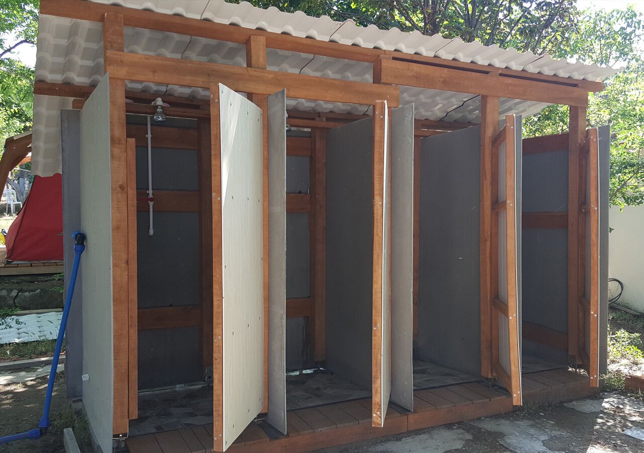 Kolmen hengen huone (Double) | Kylpyhuone | Suihku