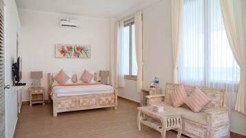 1 habitación, tabla de planchar con plancha, internet y ropa de cama