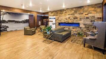 Sitteområde i lobbyen