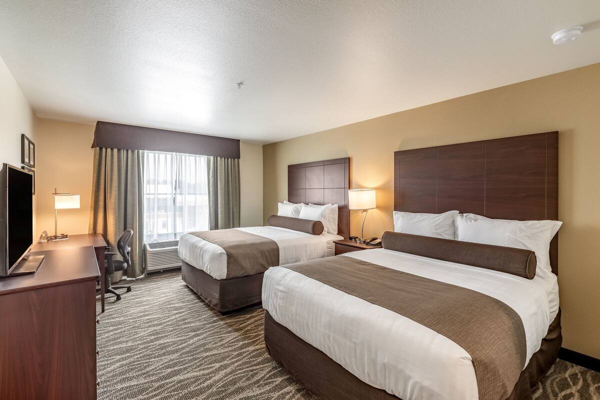 standard double room, 2 queen beds, non smoking | 1 bedroom, in-room safe, individually decorated, individually furnished