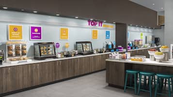 Free daily buffet breakfast