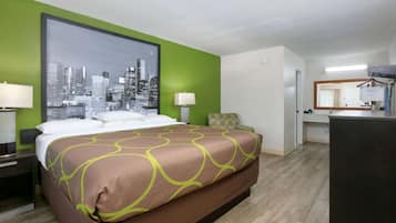 Premium bedding, soundproofing, free WiFi, bed sheets