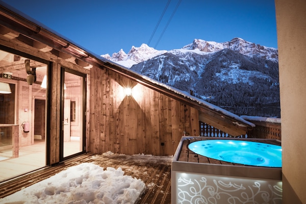 Blick von der Unterkunft