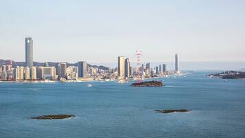 Vue sur la plage/l’océan