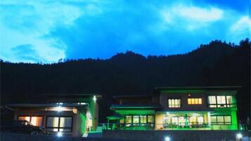 Front of property - evening/night