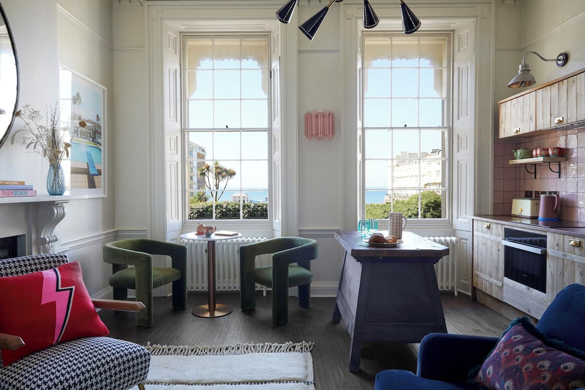 Luxury Suite, Sea View, Ground Floor | 1 bedroom, premium bedding, pillow-top beds, minibar