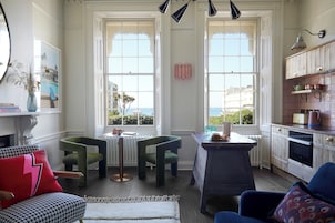 Luxury Suite, Sea View, Ground Floor | Premium bedding, pillowtop beds, minibar, individually decorated