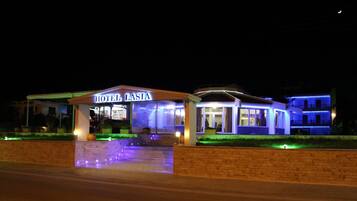 Front of property - evening/night