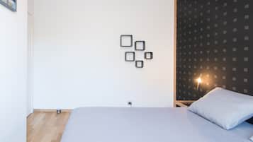Apartamento conforto | 2 quartos, roupas de cama premium, Wi-Fi de cortesia, roupa de cama