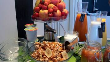 Petit déjeuner continental servi tous les jours en supplément