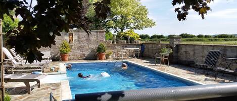 Seasonal outdoor pool