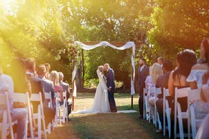 Zona para bodas al aire libre