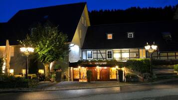 Front of property – evening/night