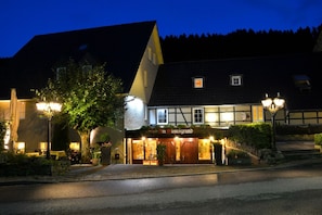 Front of property - evening/night