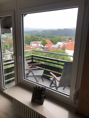 Blick von der Unterkunft