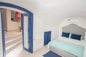 2 bedrooms, premium bedding, blackout curtains, iron/ironing board